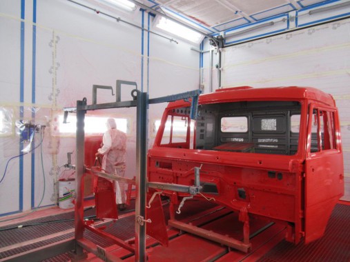 Окрасочно-сушильная камера для кабин грузовых автомобилей SPK