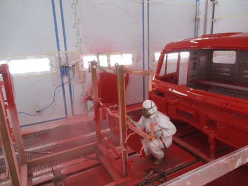 Окрасочно-сушильная камера для кабин грузовых автомобилей SPK