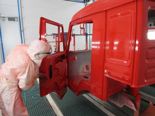 Окрасочно-сушильная камера для кабин грузовых автомобилей SPK