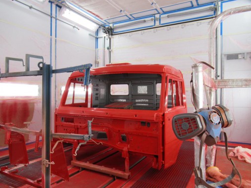 Окрасочно-сушильная камера для кабин грузовых автомобилей SPK