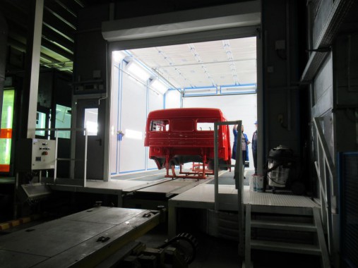 Окрасочно-сушильная камера для кабин грузовых автомобилей SPK