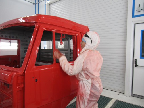 Окрасочно-сушильная камера для кабин грузовых автомобилей SPK