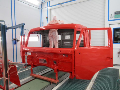 Окрасочно-сушильная камера для кабин грузовых автомобилей SPK