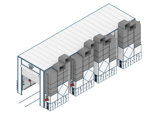 Зона открытой окраски для деталей ж/д техники SPK-Z 24.9