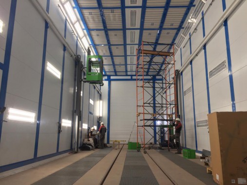 Камера покраски и сушки для деталей электровозов SPK-P 22.6.7, Свердловская область