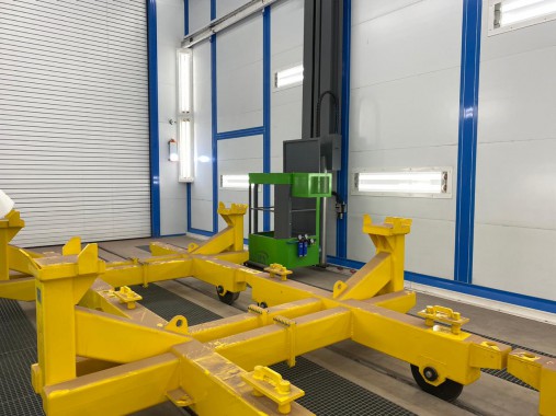 Камера покраски и сушки для деталей электровозов SPK-P 22.6.7, Свердловская область