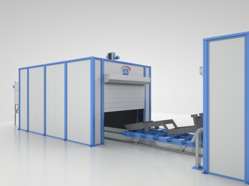 Линия SPK окраски рам тракторов