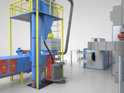 Линия SPK окраски рам тракторов