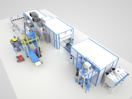 Линия SPK окраски рам тракторов