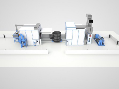 Комплекс оборудования SPK для подготовки и покраски судовых движителей