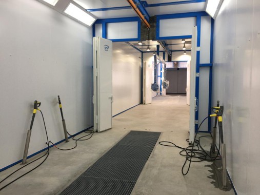 Комплекс подготовки поверхности, покраски и сушки для ж/д оборудования SPK-42.23.4, г. Тверь