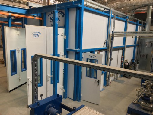 Комплекс подготовки поверхности, покраски и сушки для ж/д оборудования SPK-42.23.4, г. Тверь