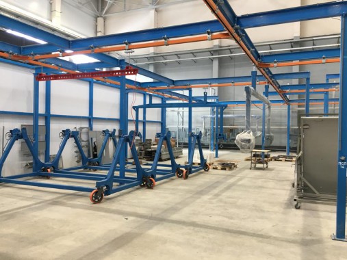 Комплекс подготовки поверхности, покраски и сушки для ж/д оборудования SPK-42.23.4, г. Тверь