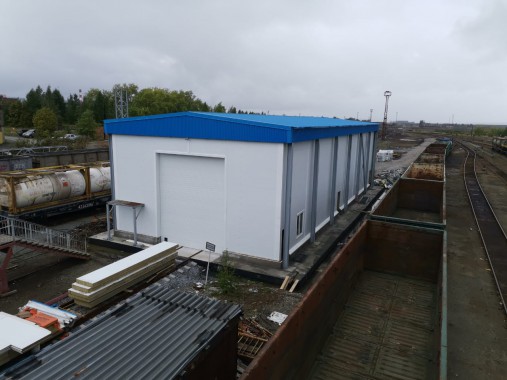 Уличная окрасочно-сушильная камера SPK-30.7.7, Свердловская обл.