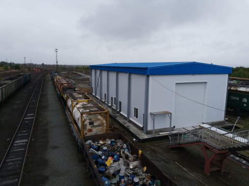 Уличная окрасочно-сушильная камера SPK-30.7.7, Свердловская обл.