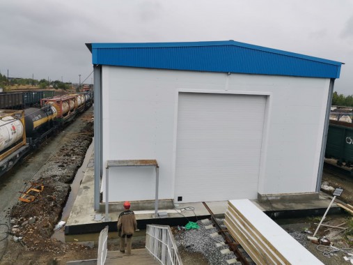 Уличная окрасочно-сушильная камера SPK-30.7.7, Свердловская обл.