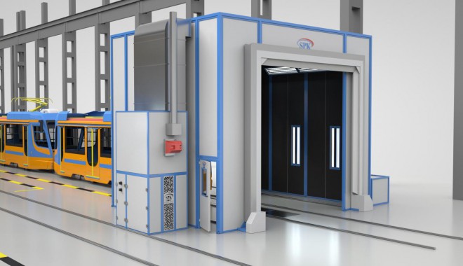 Комплекс подготовки, окраски и проверки герметичности вагонов SPK