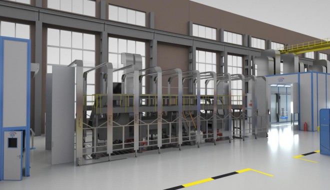 Комплекс подготовки, окраски и проверки герметичности вагонов SPK