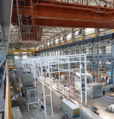 Окрасочно-сушильная камера для локомотивов SPK-P 22.6.5, г. Коломна