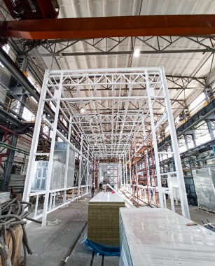 Окрасочно-сушильная камера для локомотивов SPK-P 22.6.5, г. Коломна