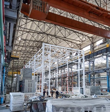 Окрасочно-сушильная камера для локомотивов SPK-P 22.6.5, г. Коломна