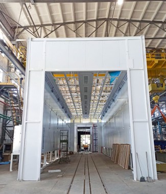 Окрасочно-сушильная камера для локомотивов SPK-P 22.6.5, г. Коломна