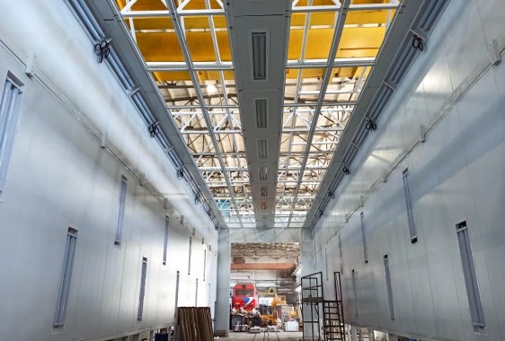 Окрасочно-сушильная камера для локомотивов SPK-P 22.6.5, г. Коломна