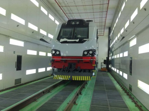 Электровозосборочный завод/ Покрасочно-сушильная камера для локомотивов Alstom, г. Астана