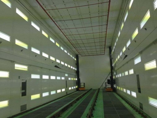 Электровозосборочный завод/ Покрасочно-сушильная камера для локомотивов Alstom, г. Астана