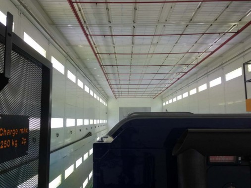 Электровозосборочный завод/ Покрасочно-сушильная камера для локомотивов Alstom, г. Астана