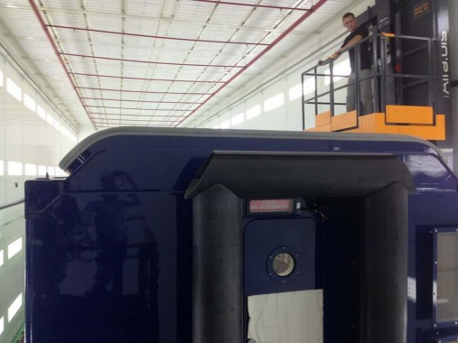 Электровозосборочный завод/ Покрасочно-сушильная камера для локомотивов Alstom, г. Астана