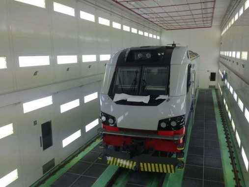 Электровозосборочный завод/ Покрасочно-сушильная камера для локомотивов Alstom, г. Астана