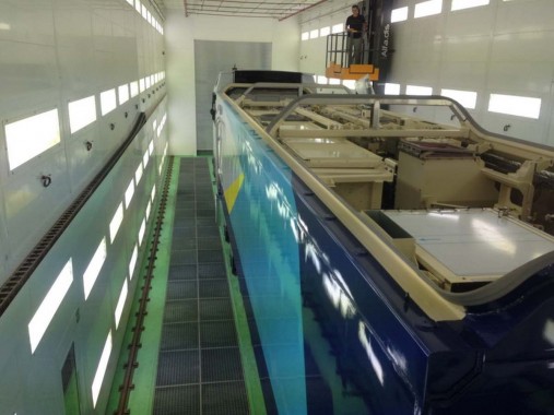 Электровозосборочный завод/ Покрасочно-сушильная камера для локомотивов Alstom, г. Астана