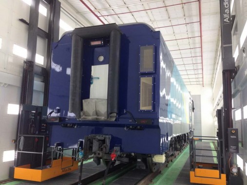 Электровозосборочный завод/ Покрасочно-сушильная камера для локомотивов Alstom, г. Астана