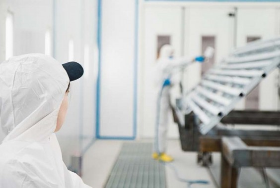 Окрасочно-сушильная камера для окраски металлоконструкций и ферм SPK 15.4.6. Покраска металлоконструкций в окрасочной камере, г. Астана