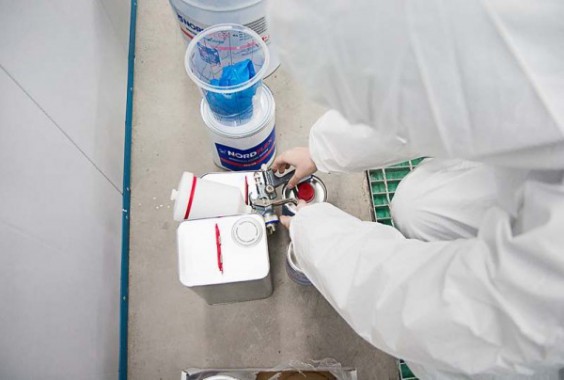 Окрасочно-сушильная камера для окраски металлоконструкций и ферм SPK 15.4.6. Покраска металлоконструкций в окрасочной камере, г. Астана