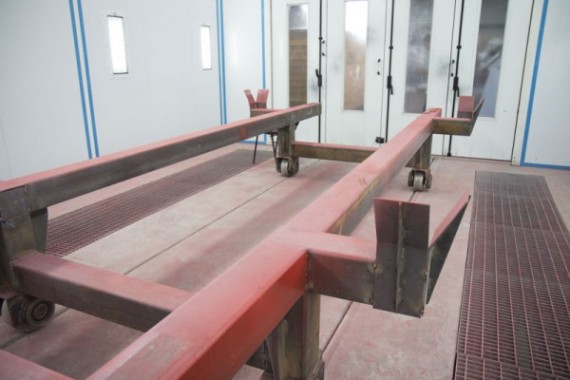 Окрасочно-сушильная камера для окраски металлоконструкций и ферм SPK 15.4.6. Покраска металлоконструкций в окрасочной камере, г. Астана