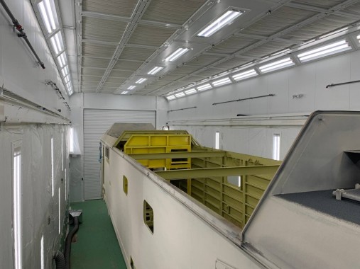 Окрасочно-сушильная камера для локомотивов SPK-P 22.6.5, г. Коломна