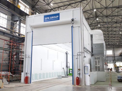 Окрасочно-сушильная камера для локомотивов SPK-P 22.6.5, г. Коломна