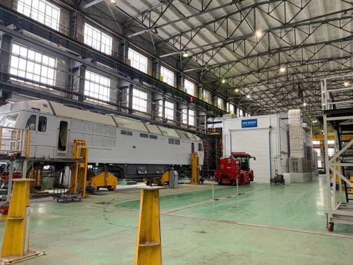 Окрасочно-сушильная камера для локомотивов SPK-P 22.6.5, г. Коломна