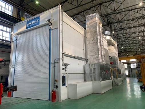 Окрасочно-сушильная камера для локомотивов SPK-P 22.6.5, г. Коломна