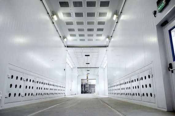 Линия подготовки и окраски кузовов и рам самосвалов, г. Калининград