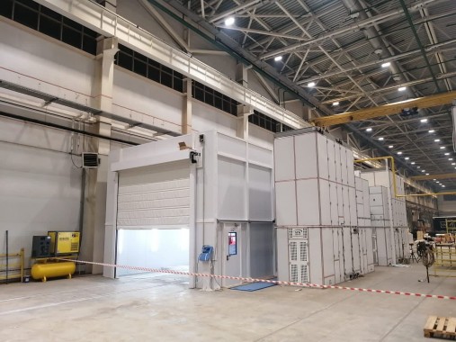 Линия подготовки и покраски рам полуприцепов SPK, г. Елабуга