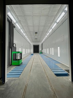 Комплекс камер окрашивания и сушки для автофургонов, полуприцепов, коммунальной и спецтехники в г. Рязань