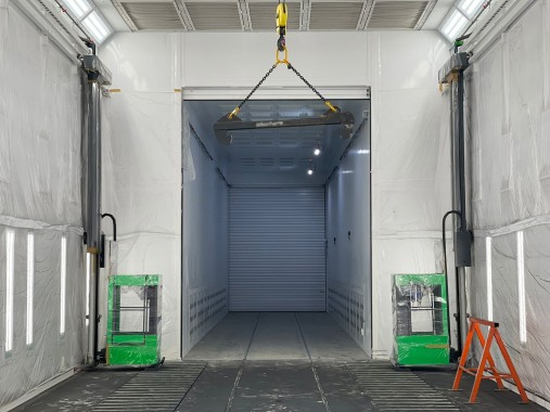 Комплекс камер окрашивания и сушки для автофургонов, полуприцепов, коммунальной и спецтехники в г. Рязань