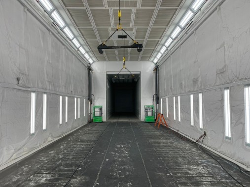 Комплекс камер окрашивания и сушки для автофургонов, полуприцепов, коммунальной и спецтехники в г. Рязань