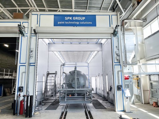 Комплекс подготовки и окраски для нефтегазового оборудования, г. Оренбург SPK, г. 