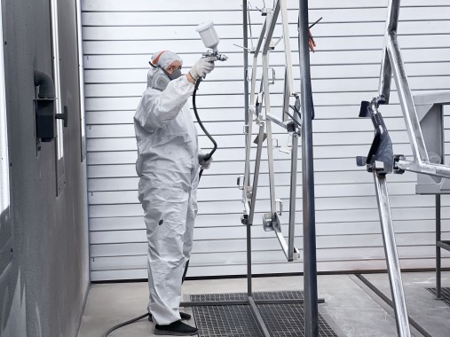 Окрасочно-сушильная камера для спецтехники с тельфером SPK-30.6.6, г. Курган