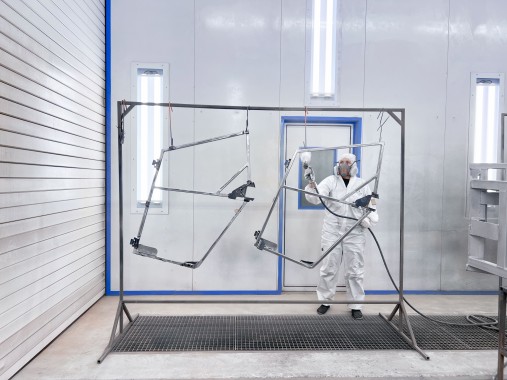 Окрасочно-сушильная камера для спецтехники с тельфером SPK-30.6.6, г. Курган