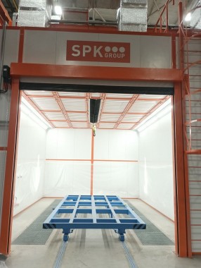 Окрасочно-сушильный комплекс SPK GROUP. г. Челябинск